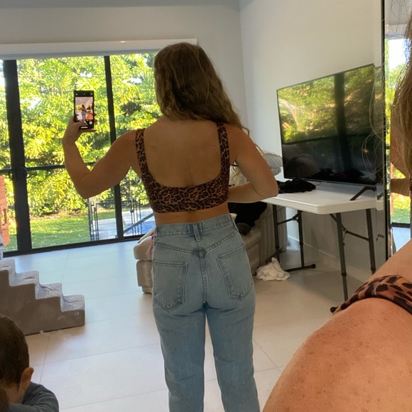 Wear it To Heart Leopard Sports Bra - Picture 6 of 7